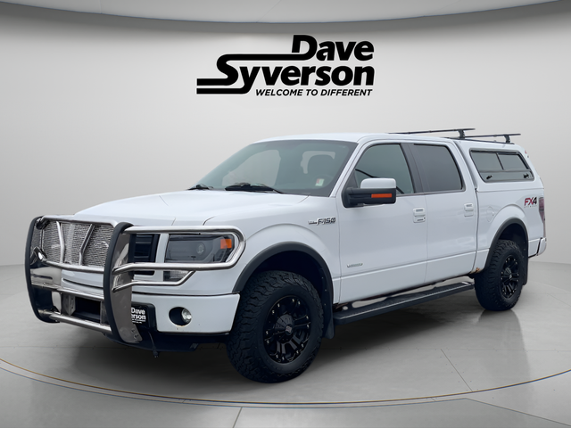 2014 Ford F-150 FX4 in Oxford White — front three-quarter view
